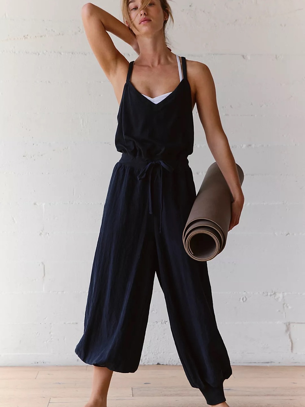 Free People Movement Take Off Onsie - Black
